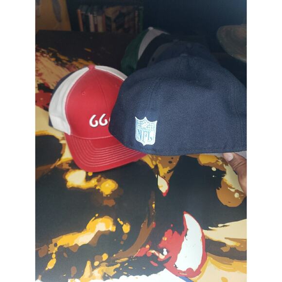 New Era Houston Oilers Vintage Light Blue Snapback Hat 7 3/8 - Picture 4 of 4